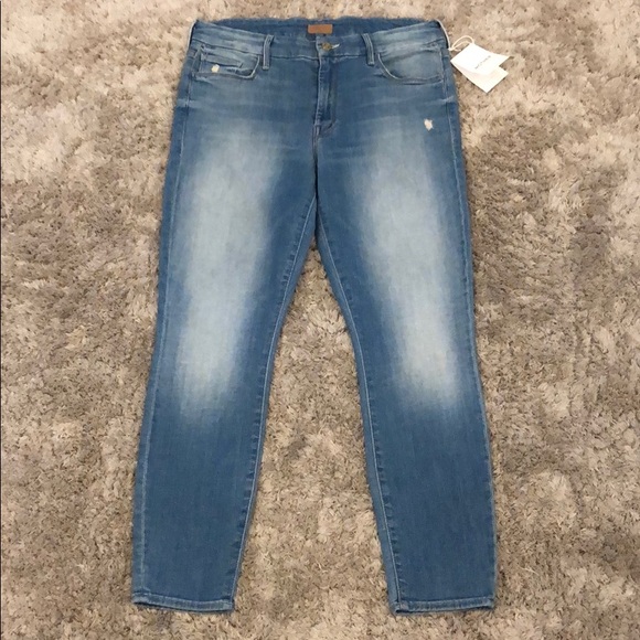 MOTHER The Looker Crop Shake Well Jean NWT - Picture 1 of 12